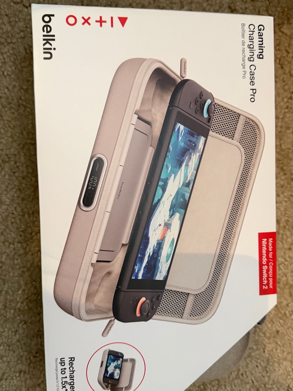 belkin Pink Portable Gaming Charging Case Pro